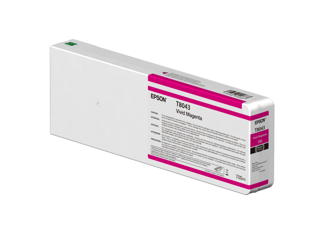 Vivid Magenta 700ml (C13T804340) Tinteiro-Epson-Vivid-Magenta-700ml-C13T804300-Surecolor